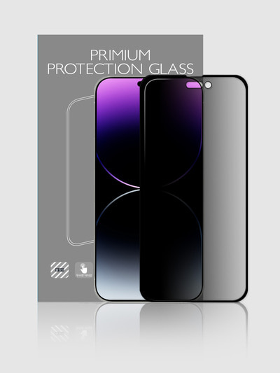 아이폰15 프로 프로맥스 2.5D 프라이버시 강화유리-블랙, 디자인스킨 케이스 몰, 커플케이스, 아이폰케이스, 갤럭시케이스, 자수케이스